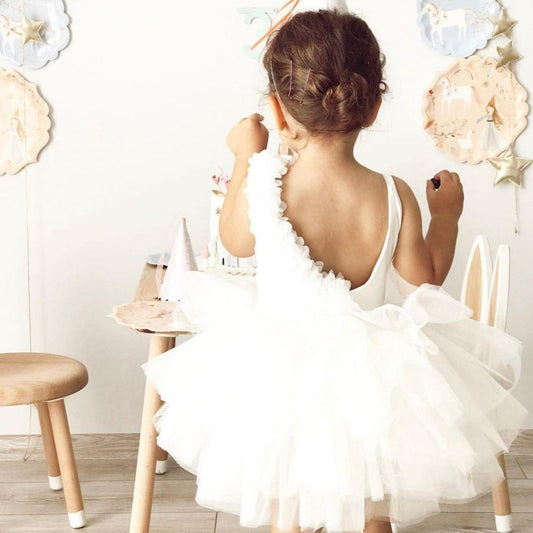 white tutu dress toddler