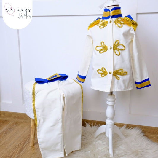 Prince charming costume white Baby Girl Dress