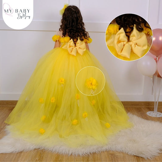 Rebecca folower girl dress yellow