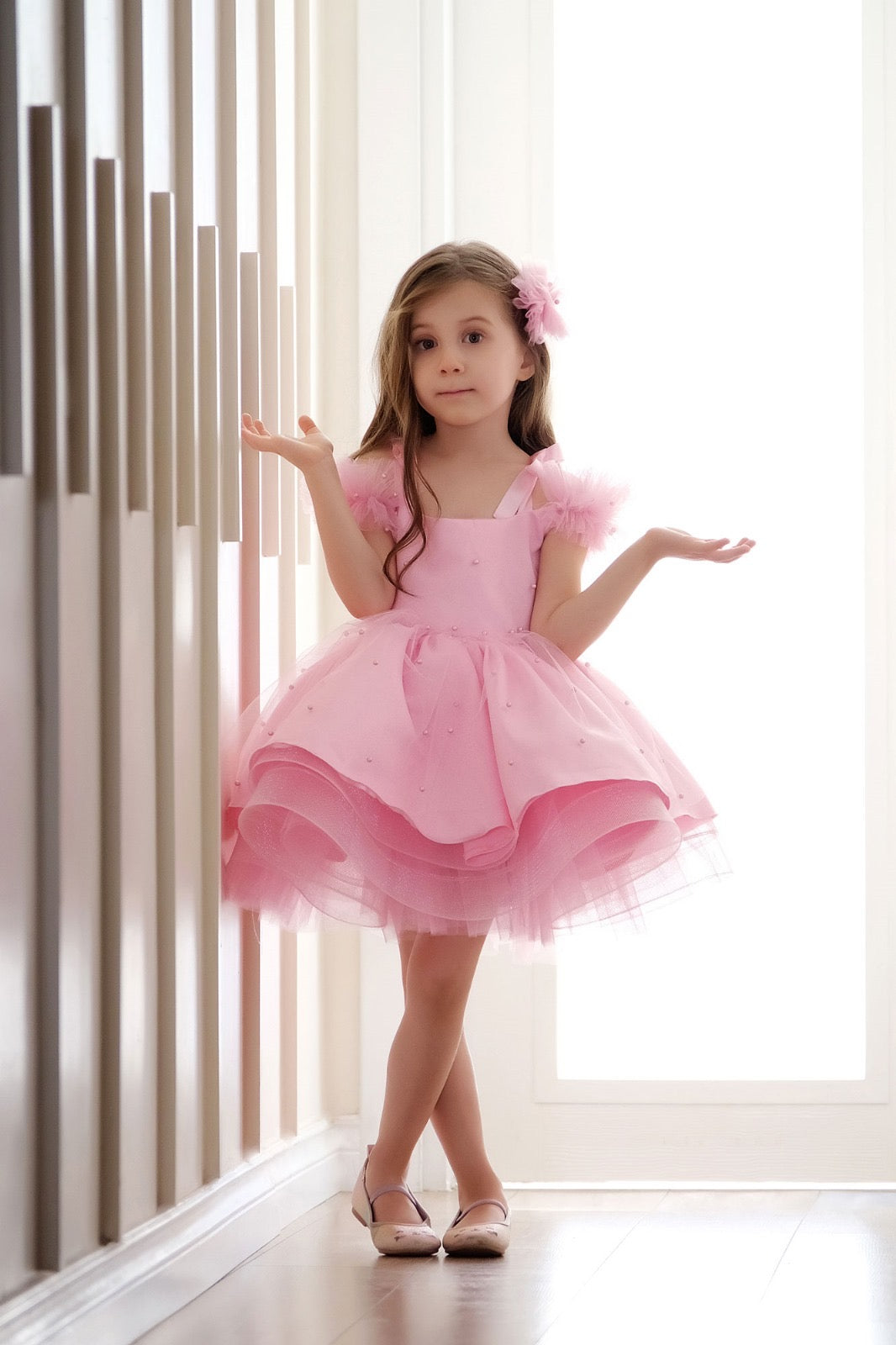 Taylor Girl Dress Pink Baby Girl Dress