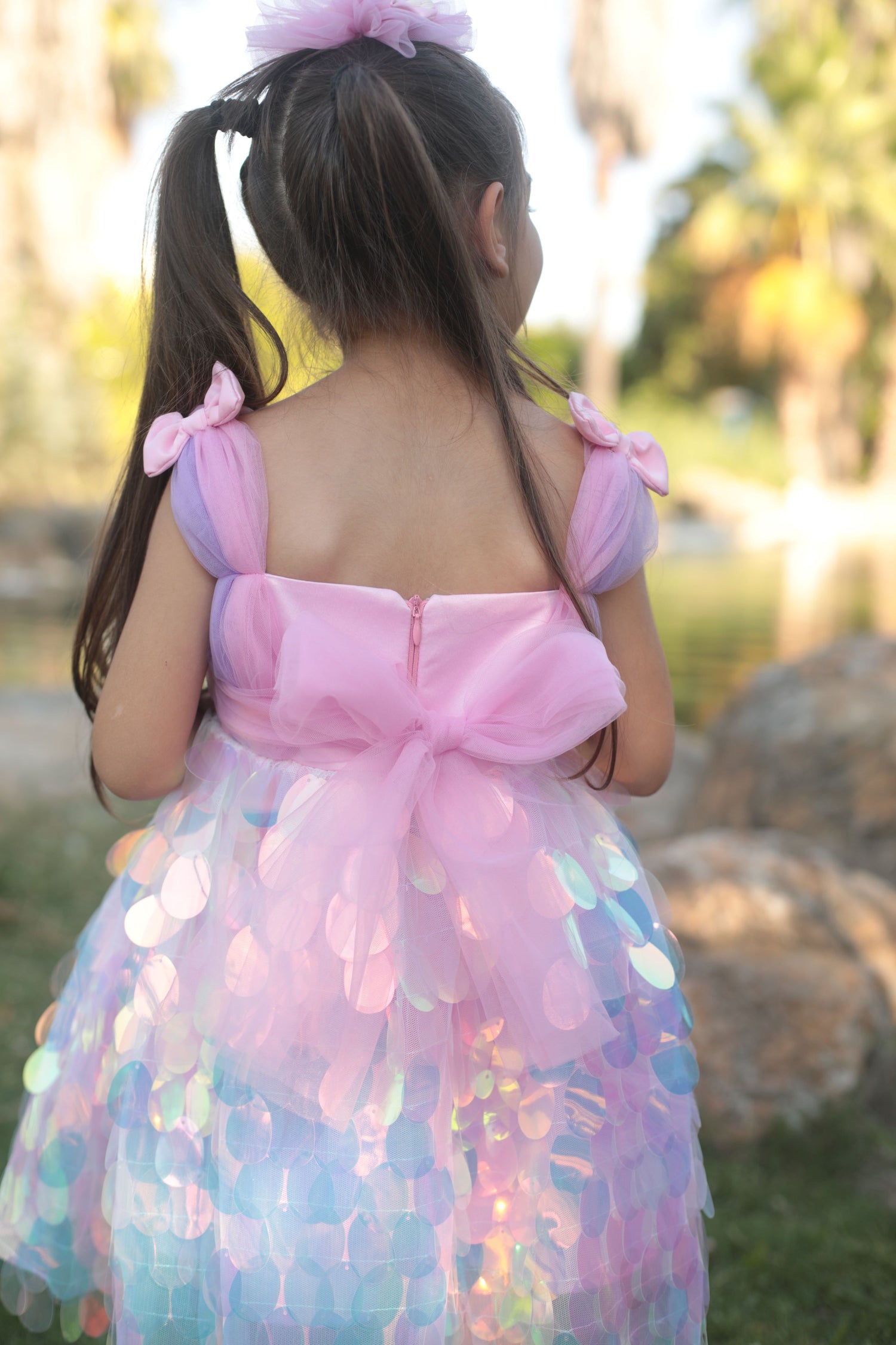 Ariel costume pink Baby Girl Dress
