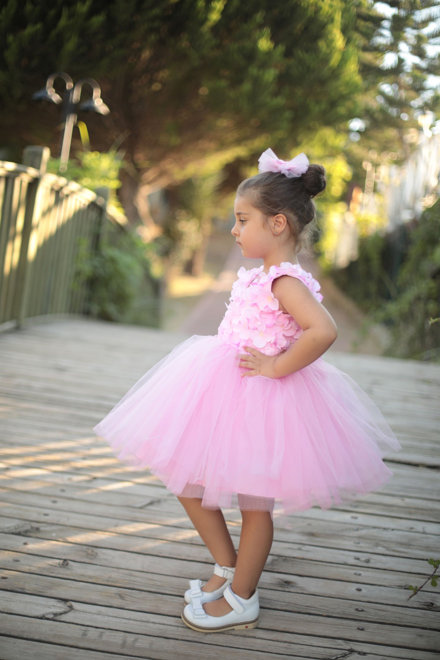 Nalla girl dress pink Baby Girl Dress
