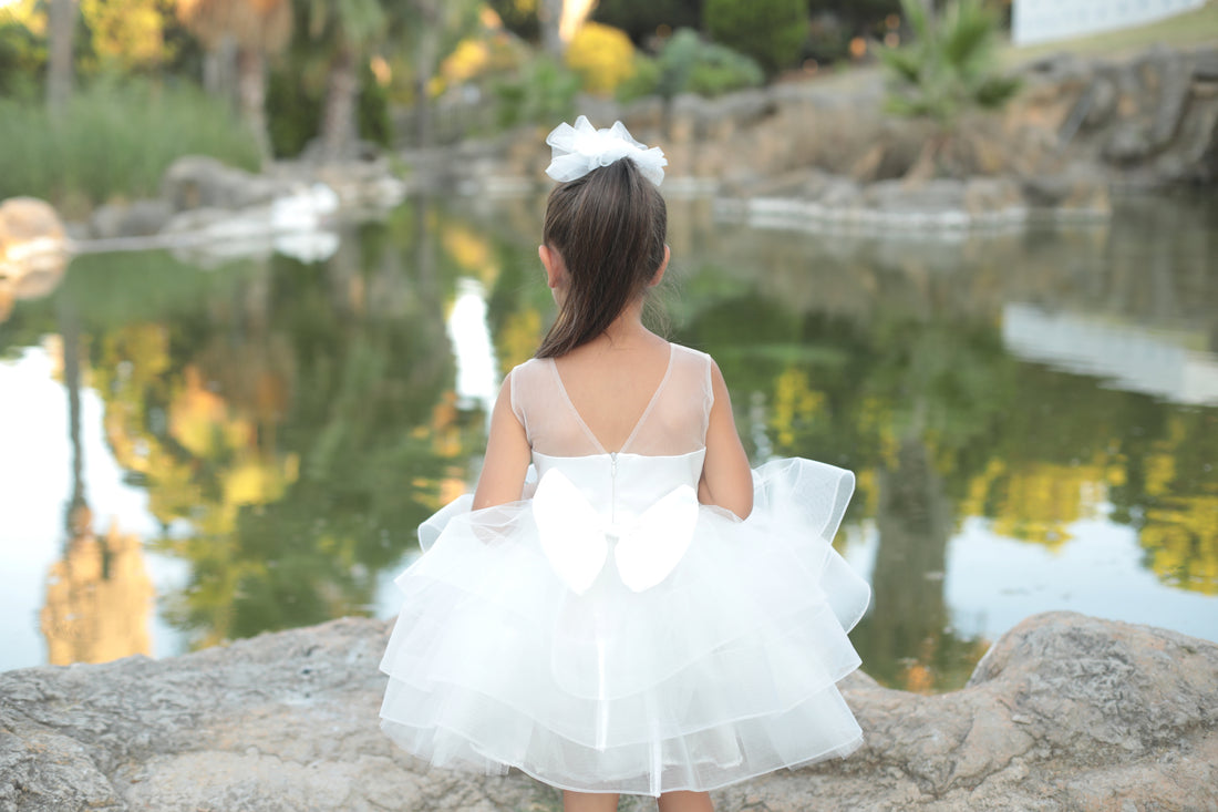 Ana pearl girl dress Baby Girl Dress for Special Occasion