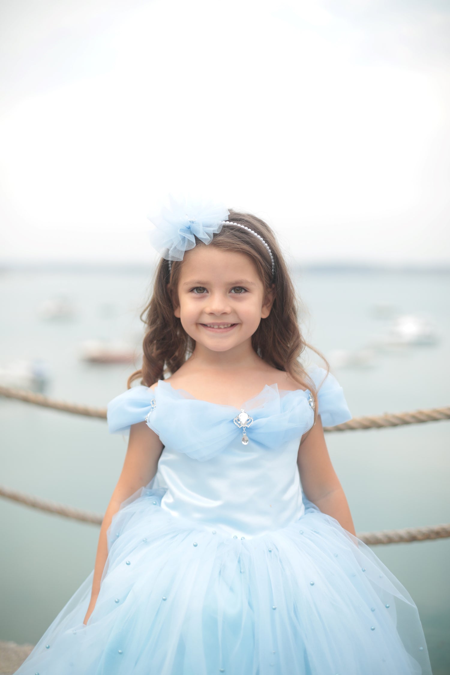 Cinderella girl dress sky blue Baby Girl Dress
