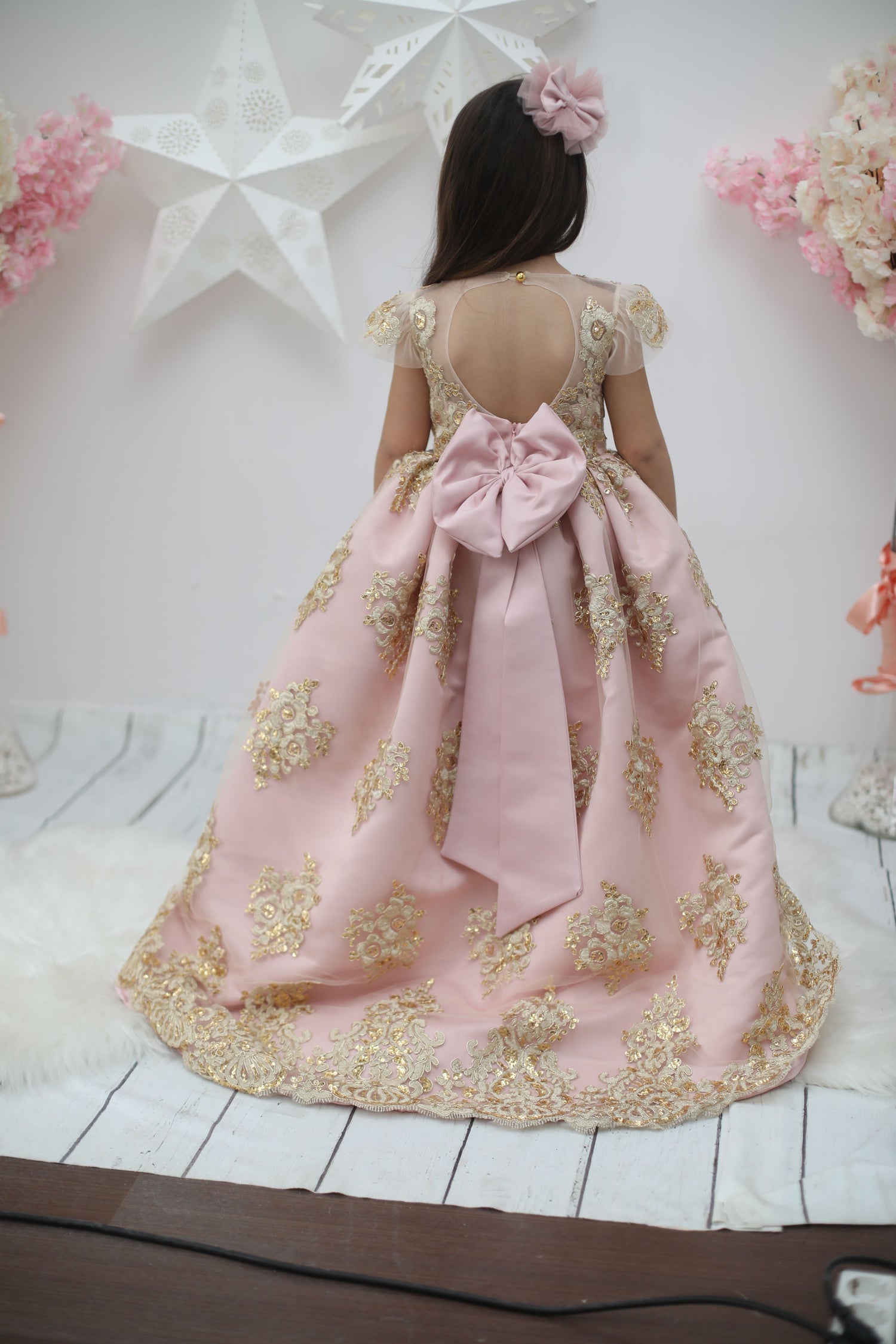 Princess Charlotte dress blush Baby Girl Dress