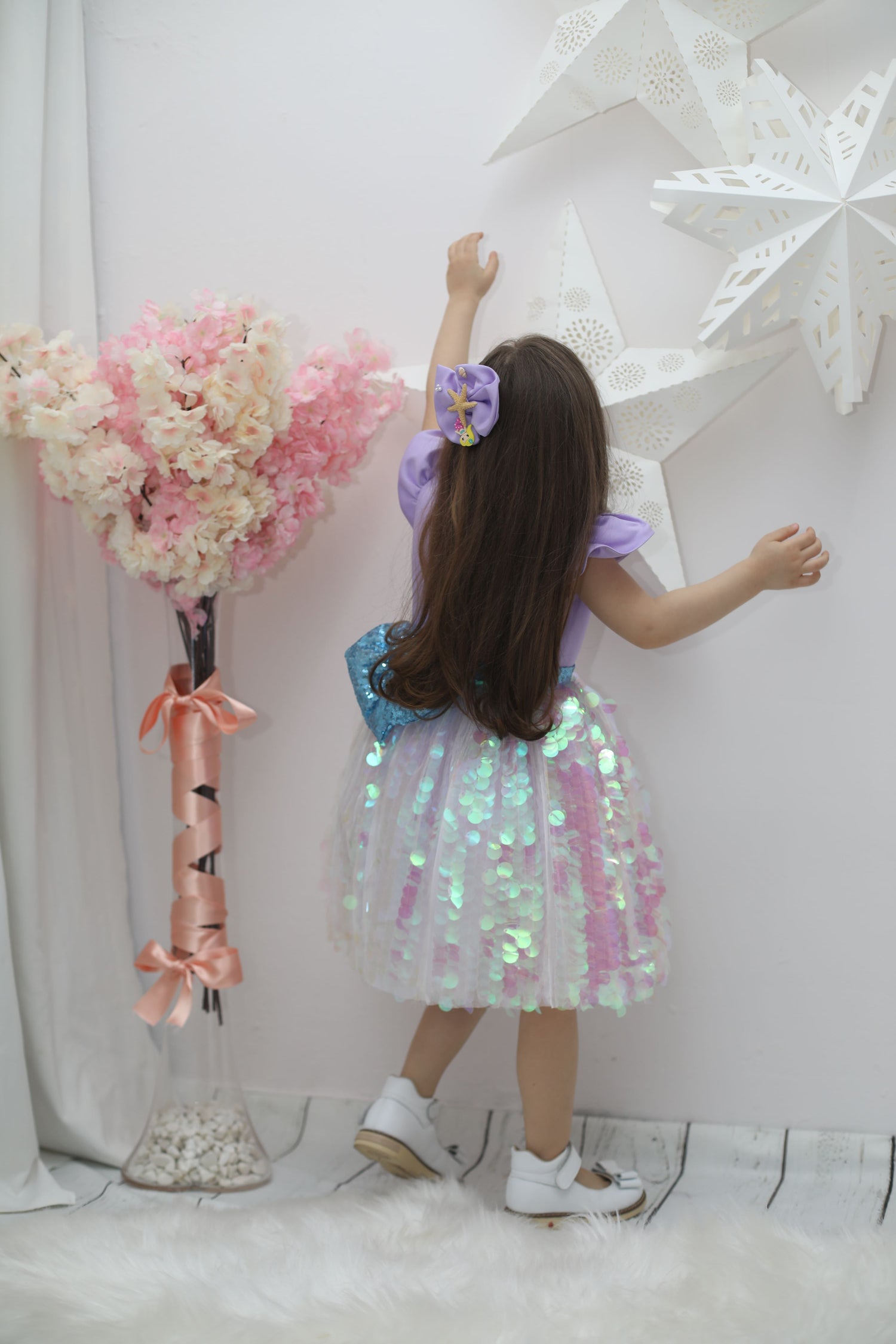 Ariel mermaid girl dress Baby Girl Dress