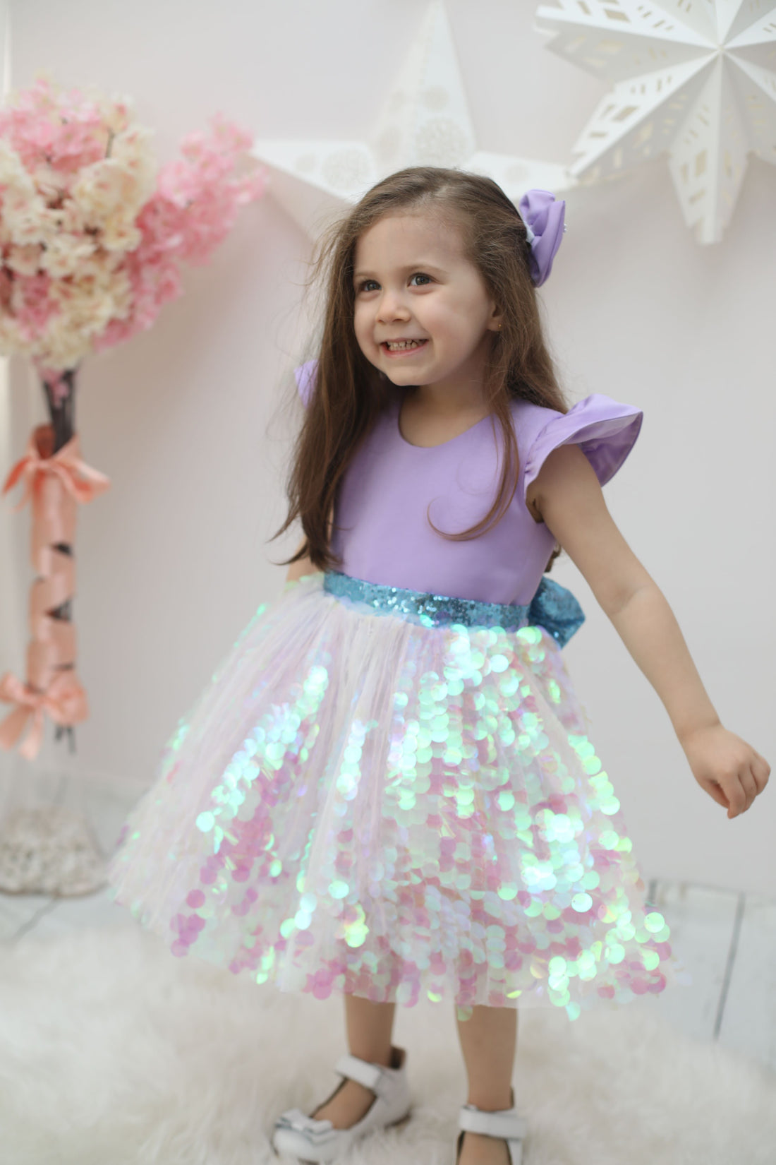 Ariel mermaid girl dress Baby Girl Dress for Special Occasion