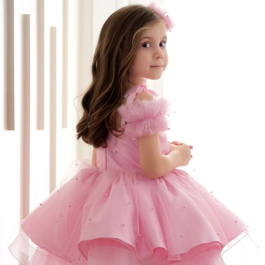 Taylor Girl Dress Pink Baby Girl Dress