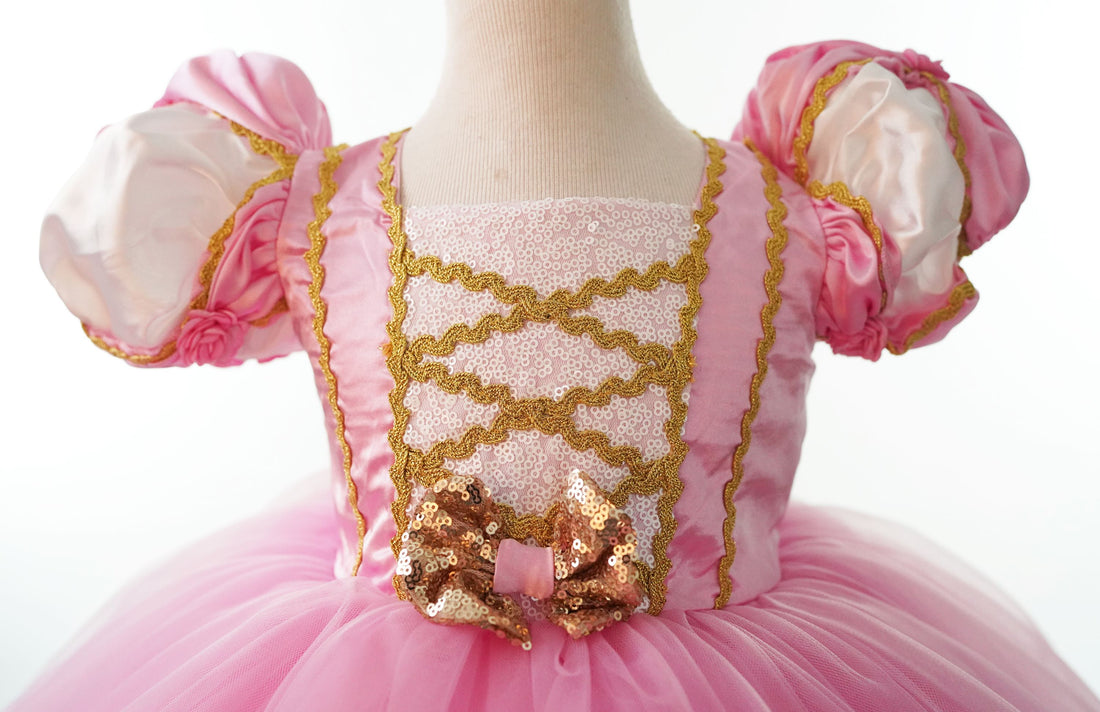 Aurora girl dress pink Baby Girl Dress for Special Occasion