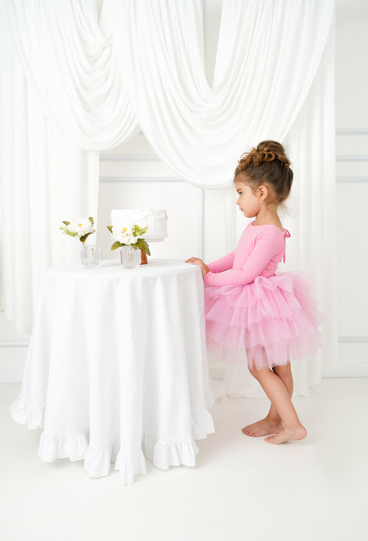 Ballerina tutu pink long sleeve