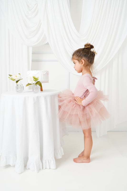 Ballerina tutu blush long sleeve