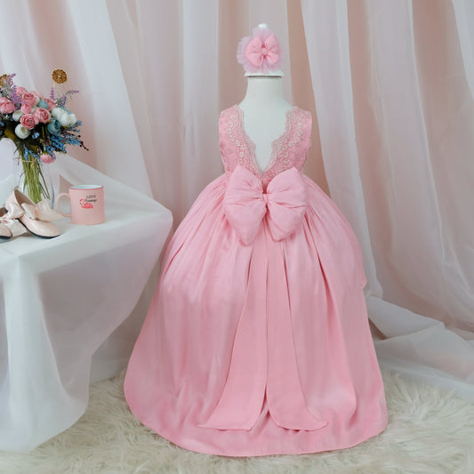 Bonita pink girl dress Baby Girl Dress