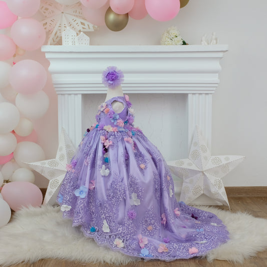 Quinceanera Dress Puffy Lilac