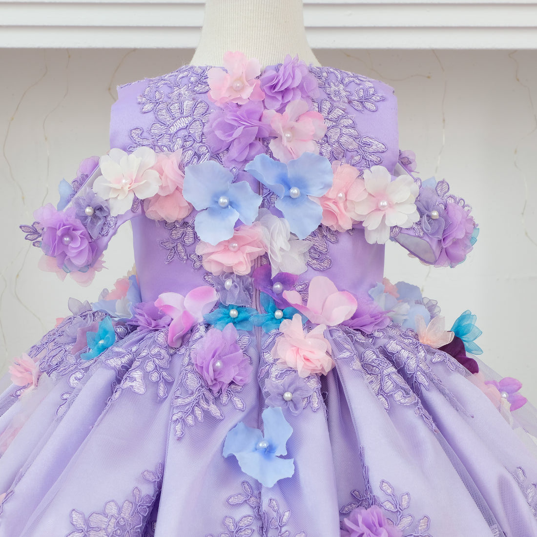 Quinceanera Dress Puffy Lilac Baby Girl Dress for Special Occasion