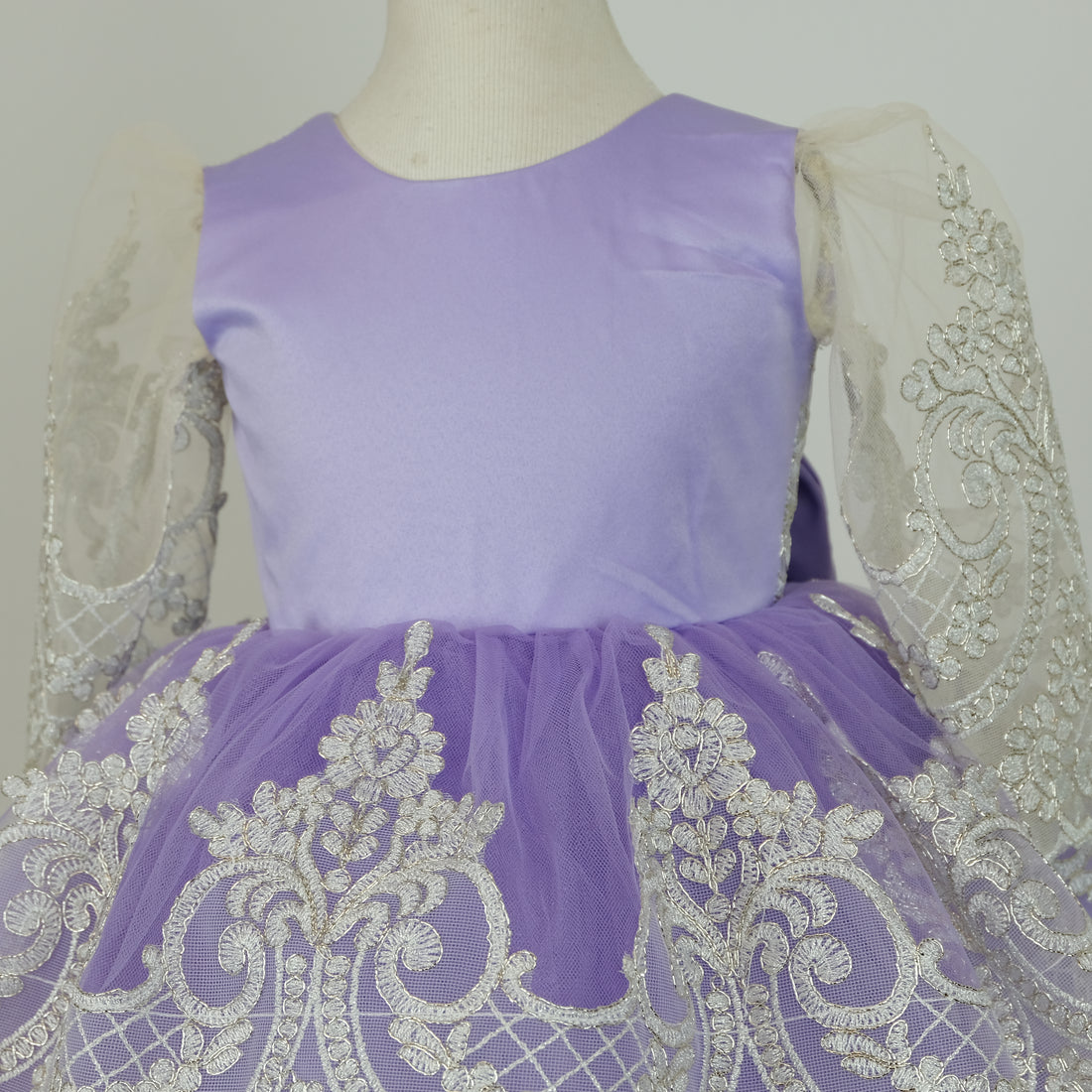 Hazel baptism baby dress lilac Baby Girl Dress for Special Occasion