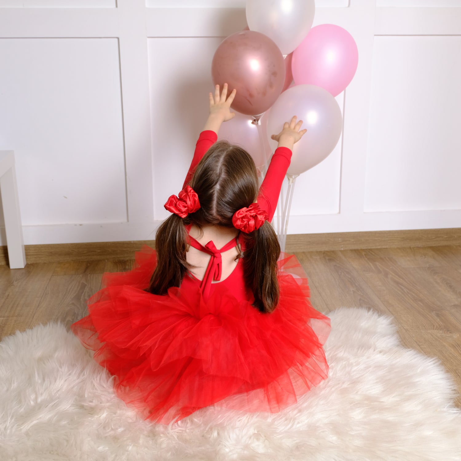 Ballerina tutu red Baby Girl Dress
