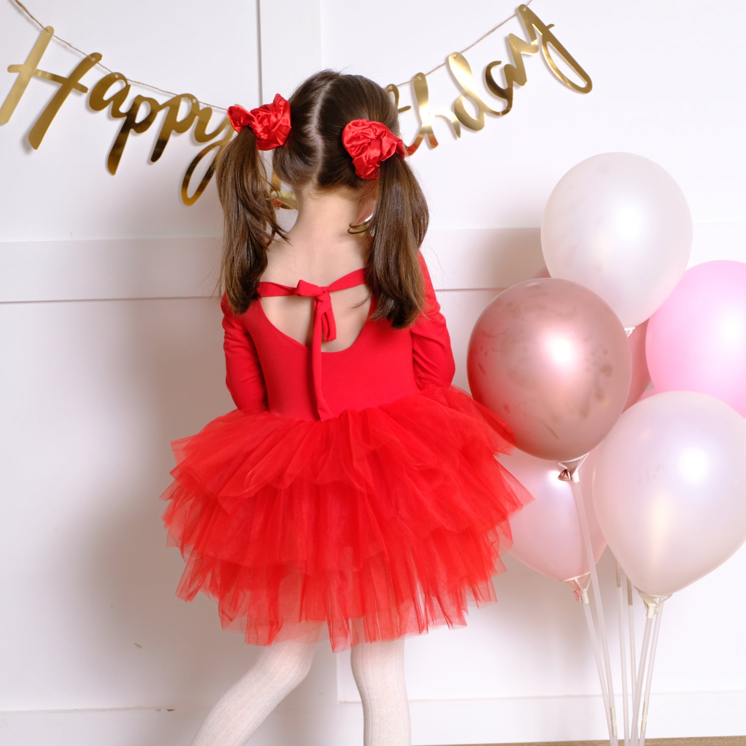 Ballerina tutu red Baby Girl Dress