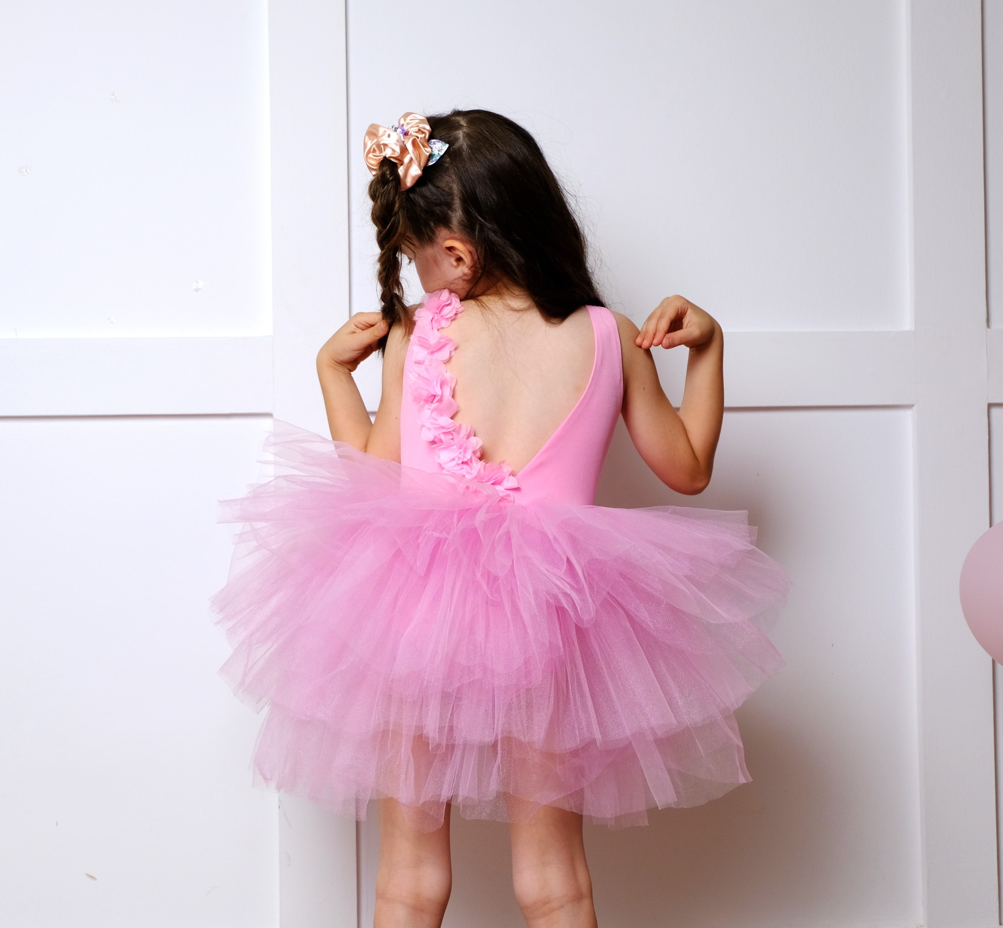 Ballerina” blooming tulle dress(pink) Ballerina” blooming tulle dress(pink) – Treat Ürself