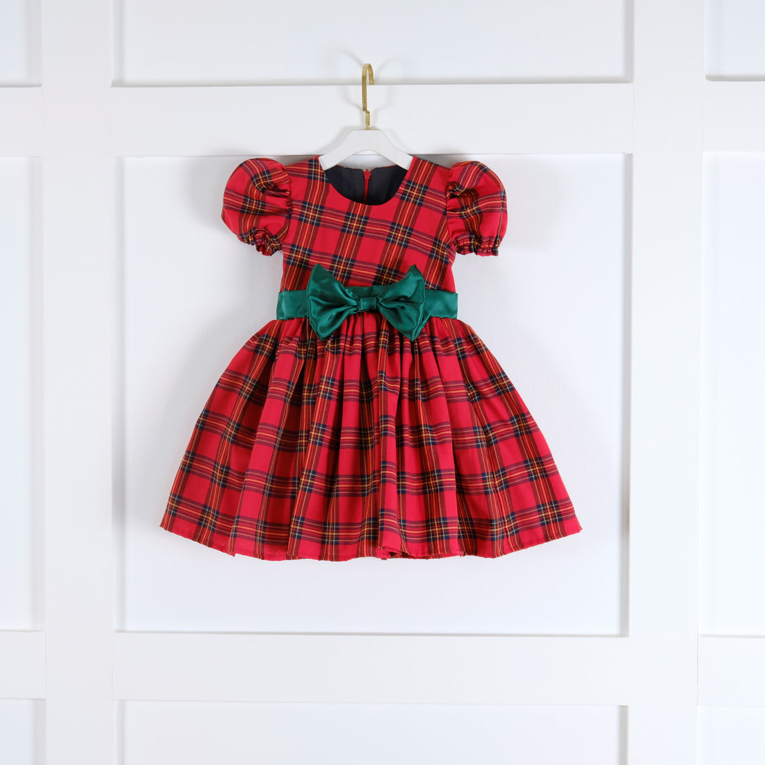 Red Christmas Dress | Balloon Sleeve Christmas Girl Dress 4 years Baby Girl Dress for Special Occasion