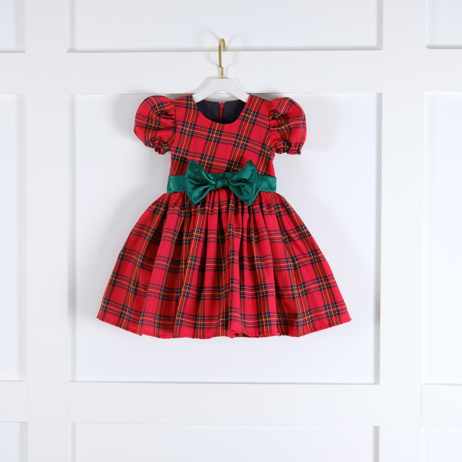 Red Christmas Dress | Balloon Sleeve Christmas Girl Dress 4 years Baby Girl Dress