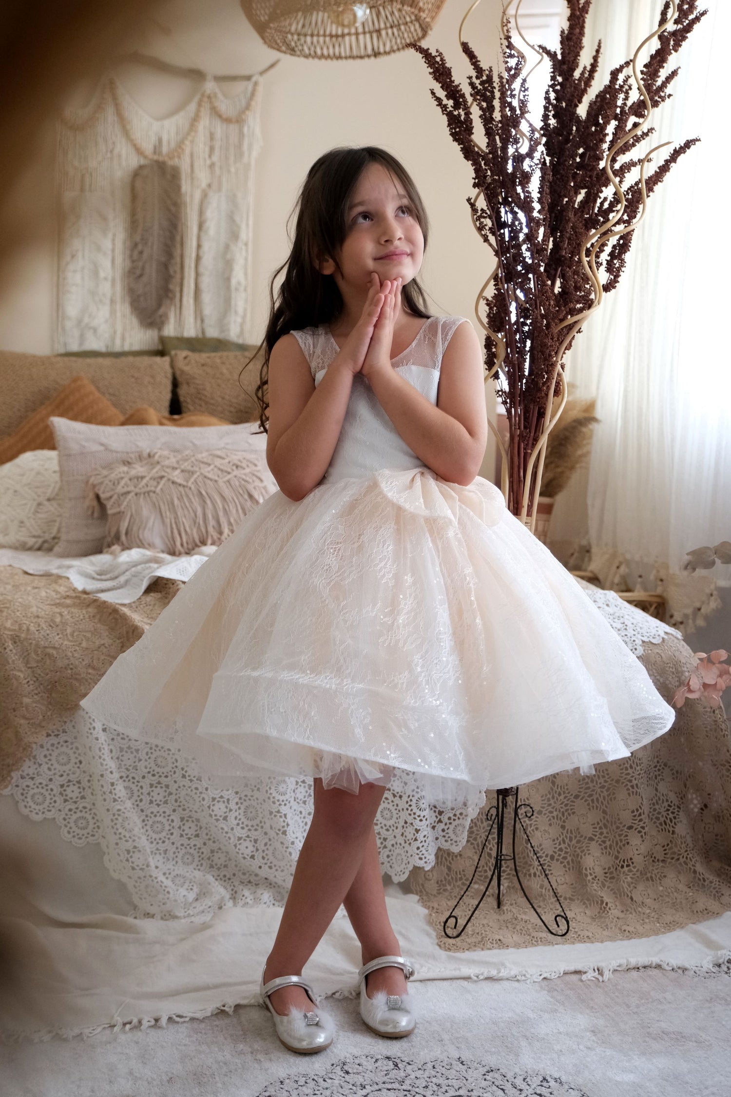 Nina flower girl lace dress Baby Girl Dress