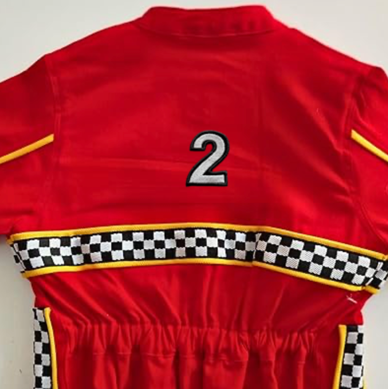 Number on the Back Baby Girl Dress