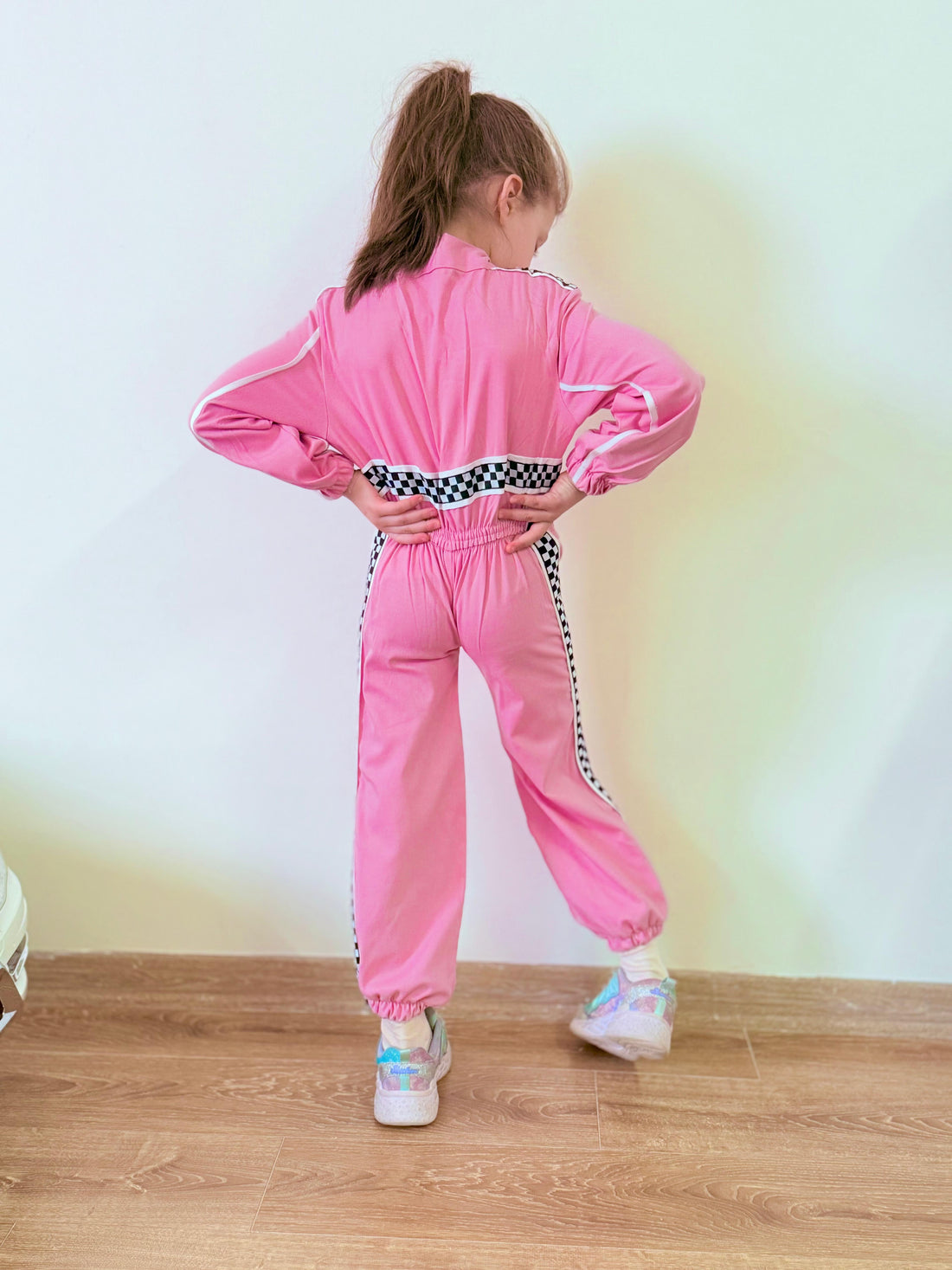 Pink Race F1 costume toddler Baby Girl Dress for Special Occasion