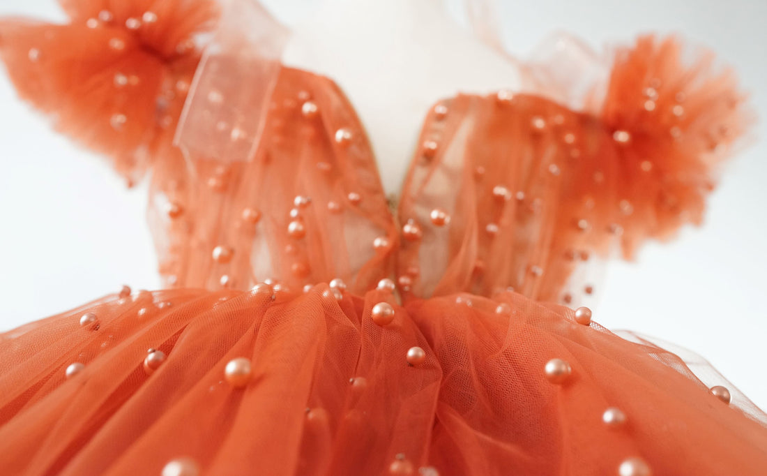 Taylor Girl Dress Brown Baby Girl Dress for Special Occasion