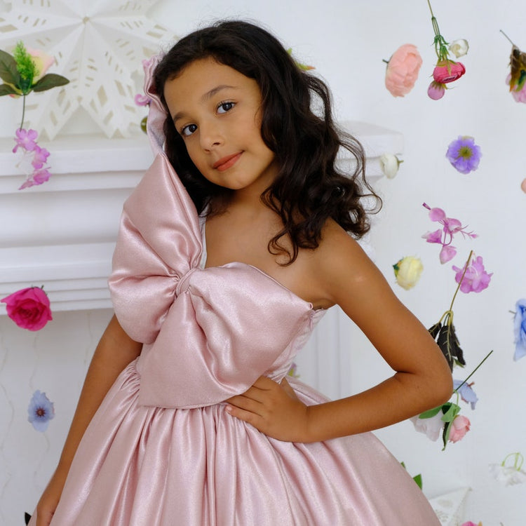 Holly Girl Dress Blush
