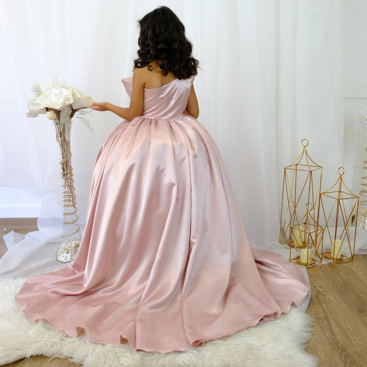 Holly Girl Dress Blush