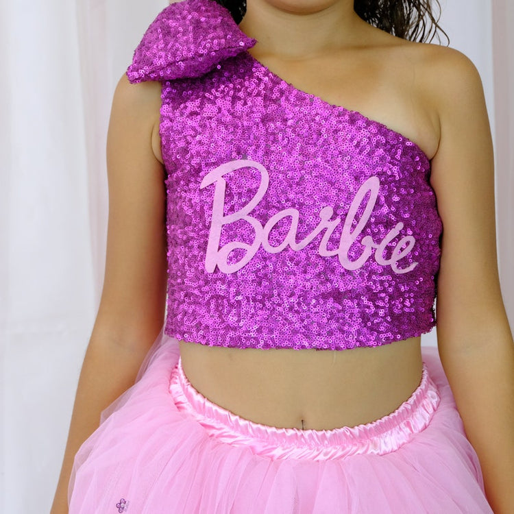 Barbie Inspired Dress Hot Pink