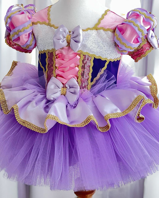 Princess Rapunze baby costume