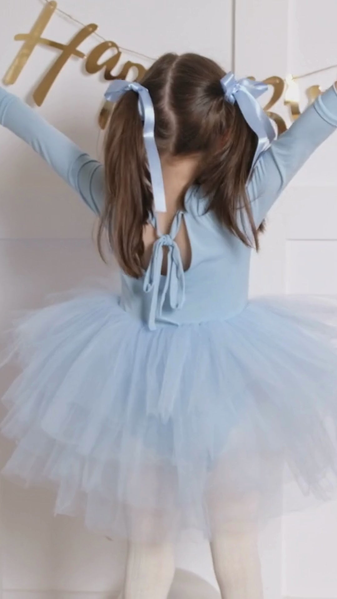 Ballerina tutu sky blue Baby Girl Dress