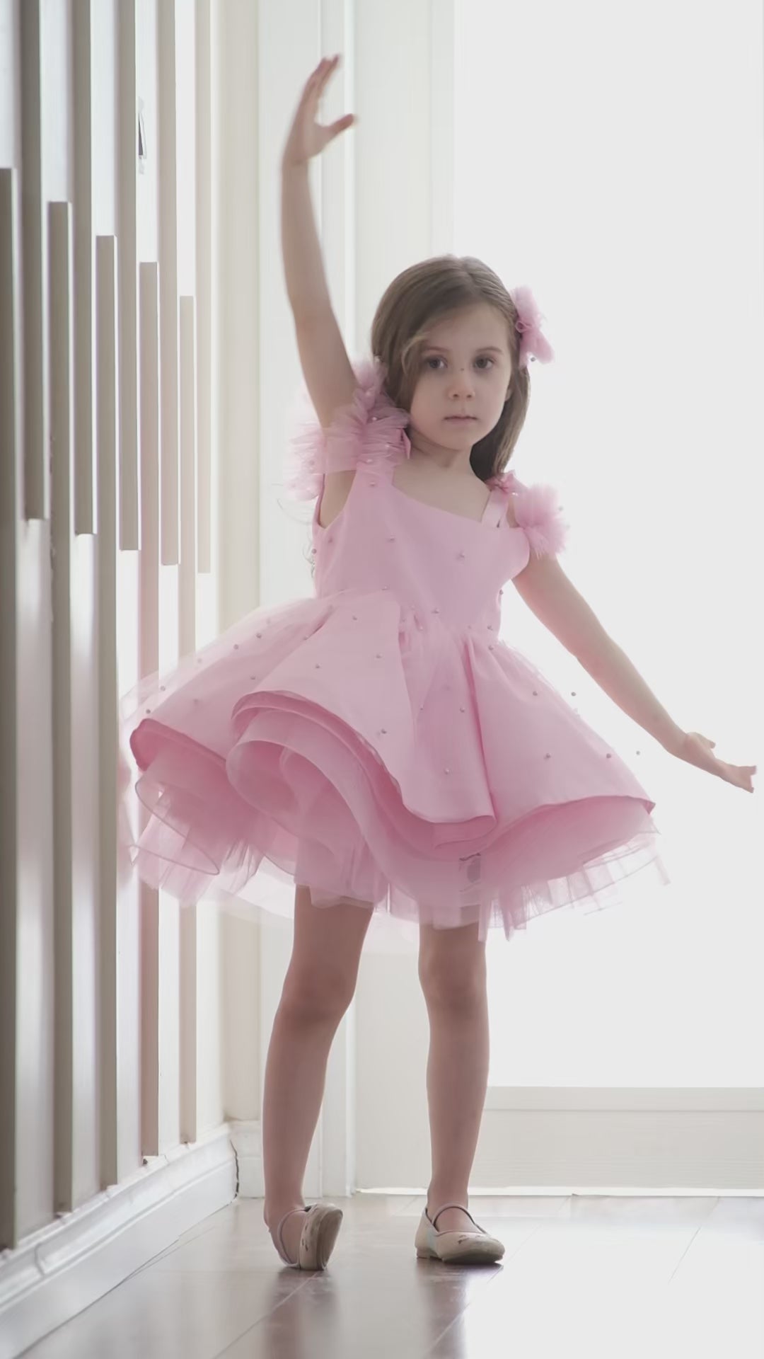 Taylor Girl Dress Pink Baby Girl Dress
