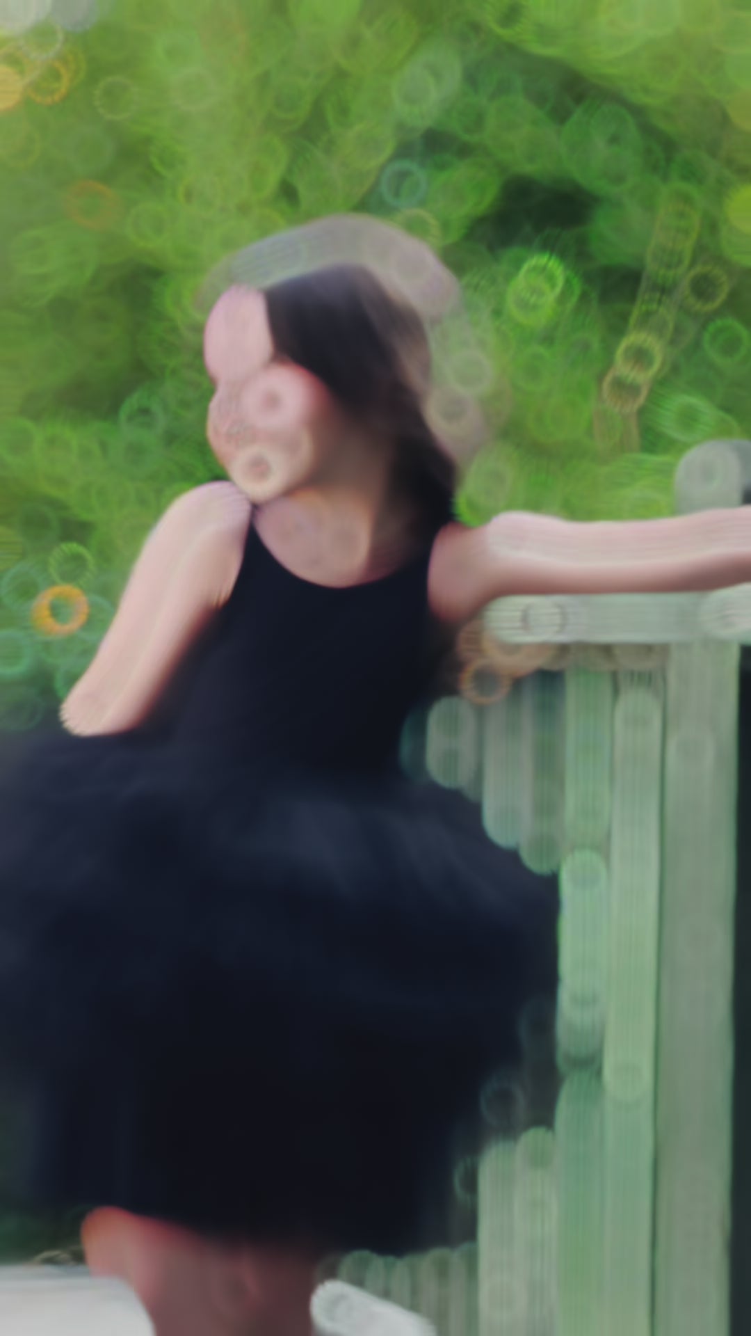 Ballerina Tutu Black Shoulder Detail Baby Girl Dress