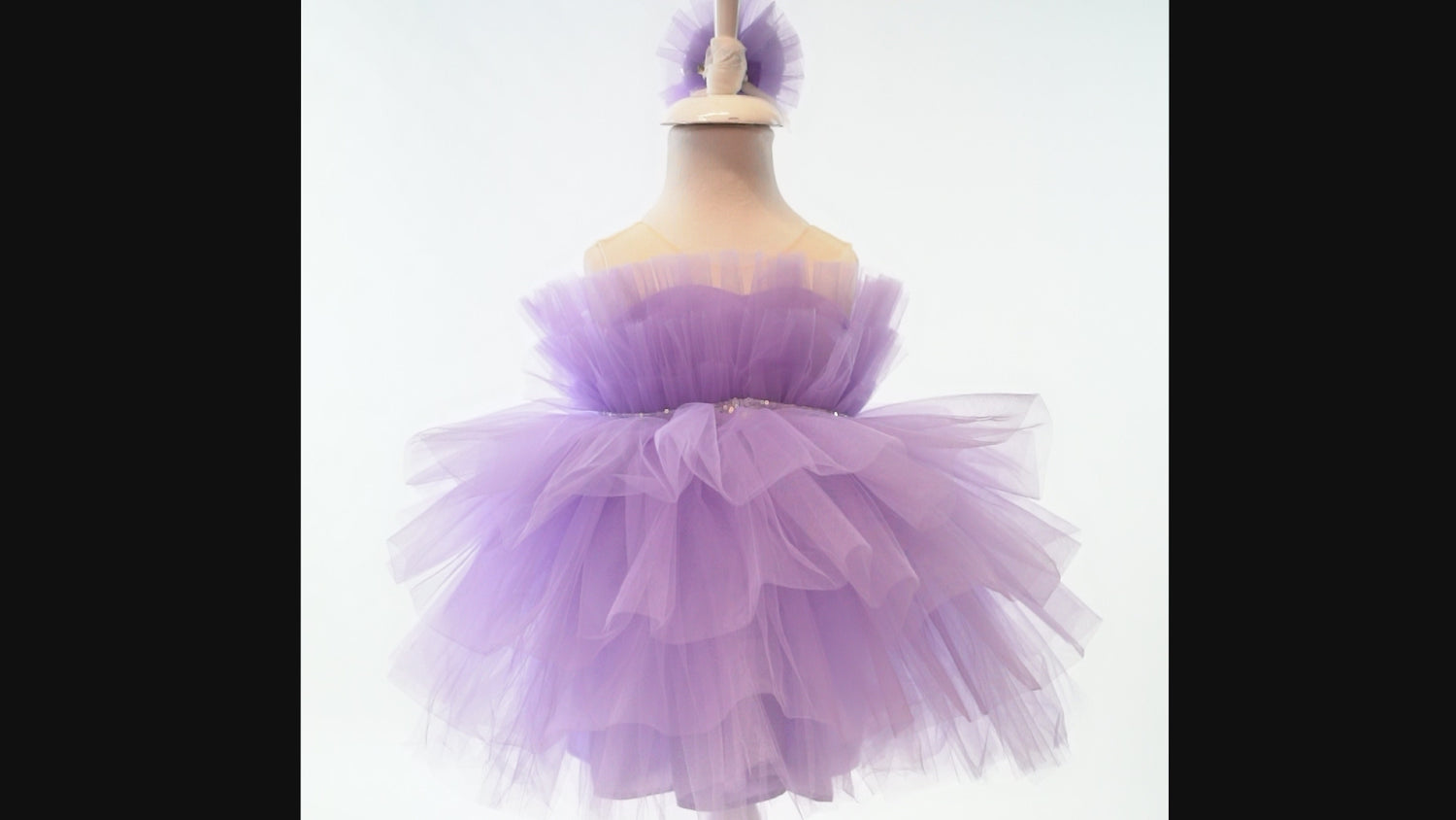 Pelin pillow girl dress lilac Baby Girl Dress