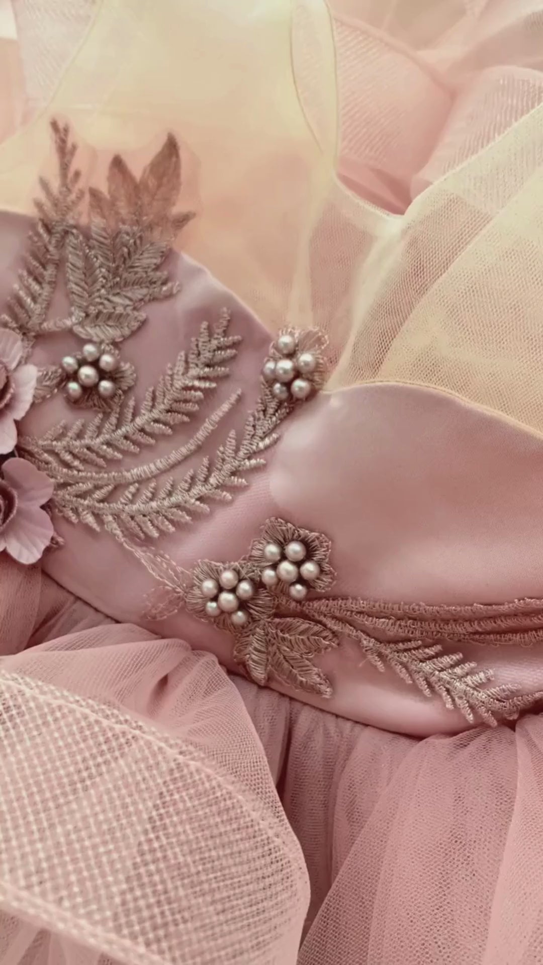 Olivia blush flower girl dress Baby Girl Dress