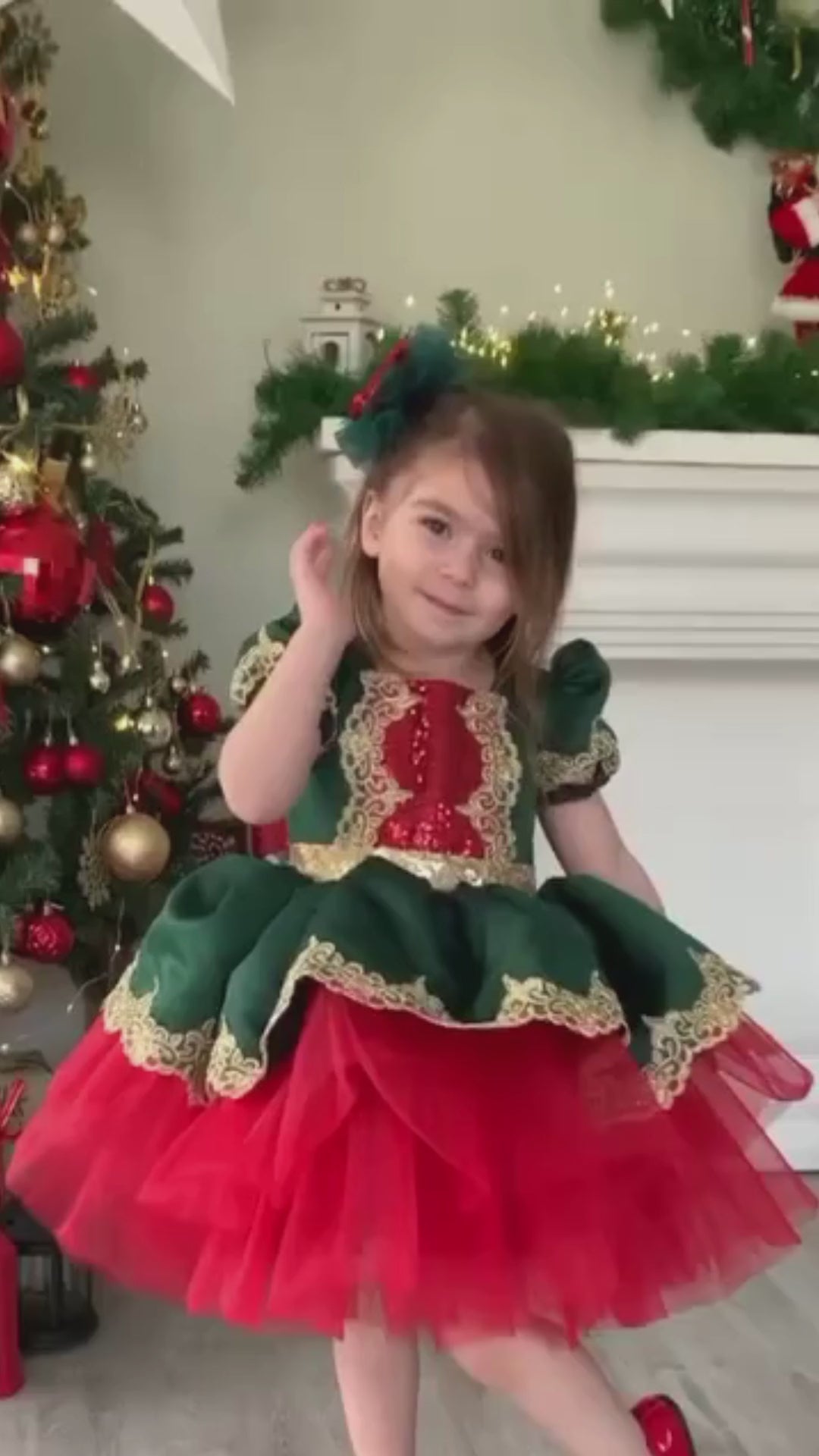 Gloria christmas girl dress Baby Girl Dress