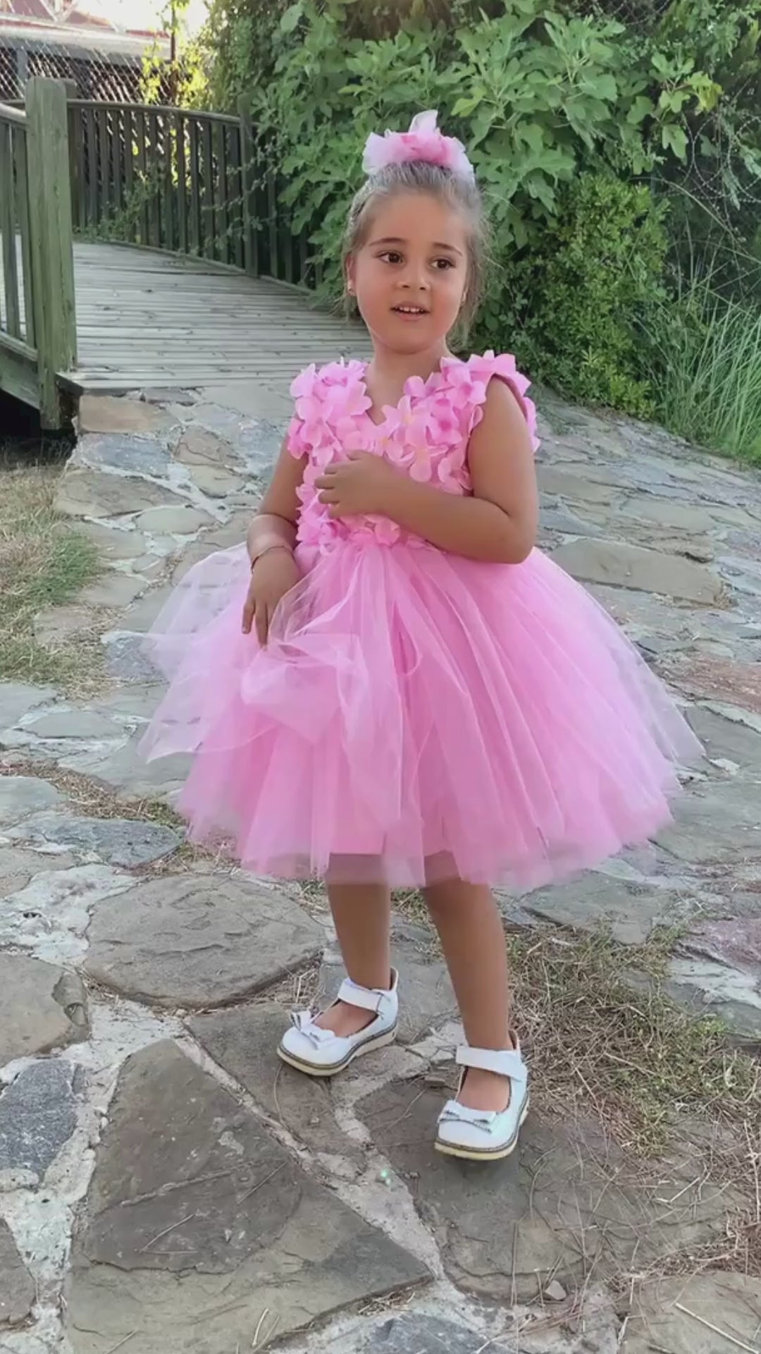 Nalla girl dress pink Baby Girl Dress
