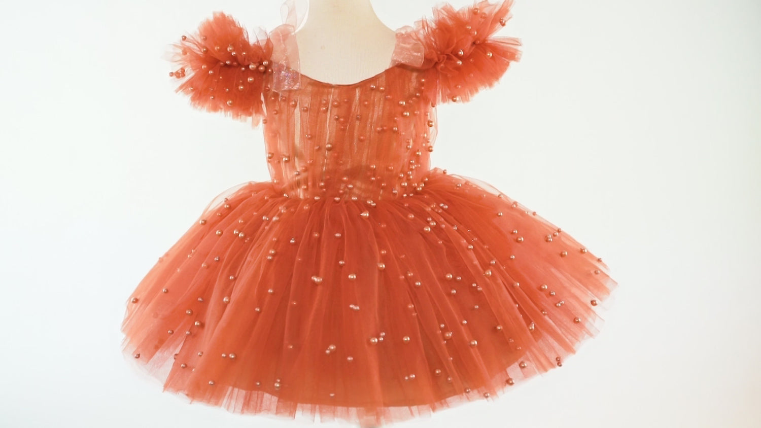 Taylor Girl Dress Brown Baby Girl Dress