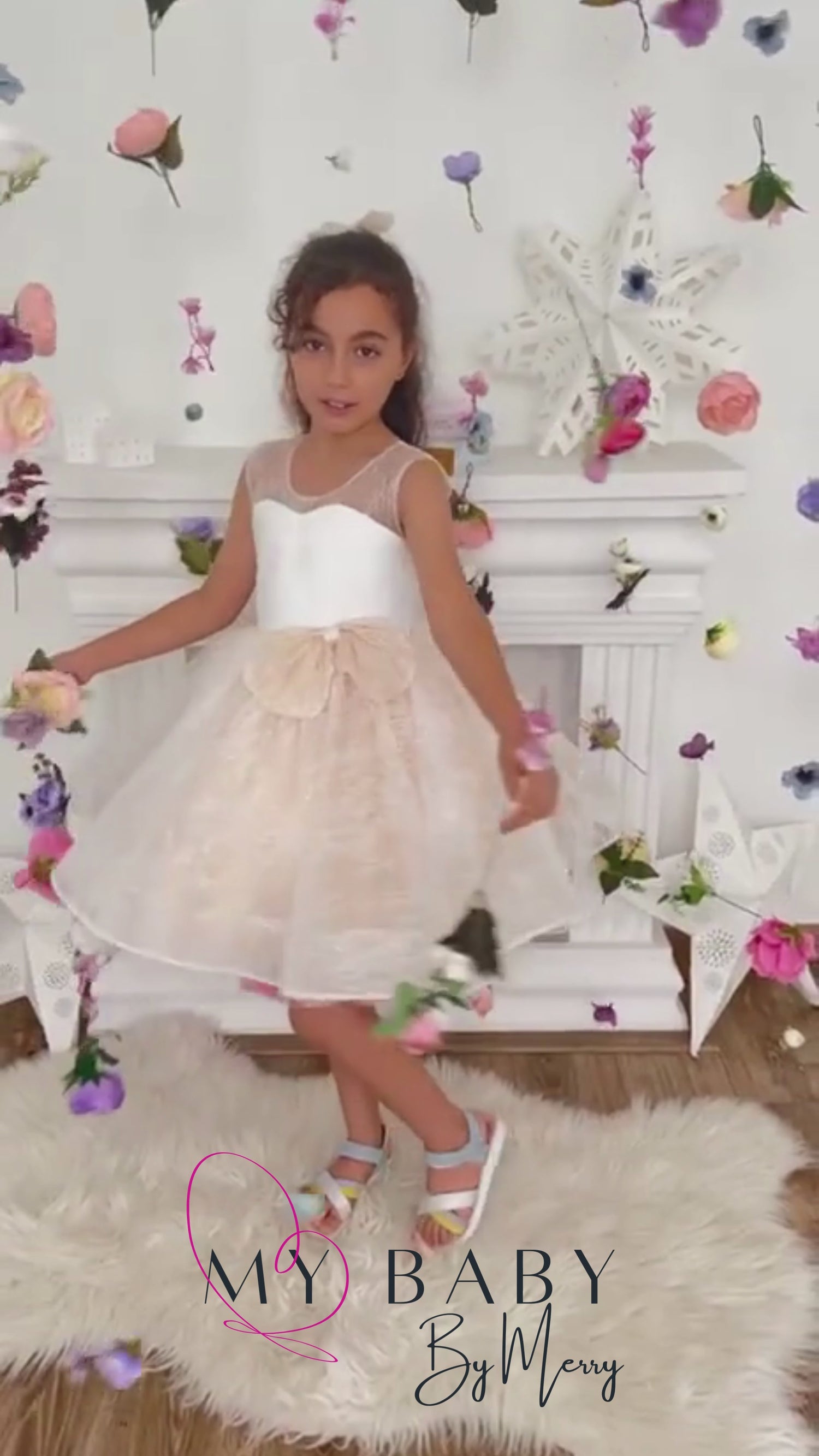 Nina flower girl lace dress Baby Girl Dress