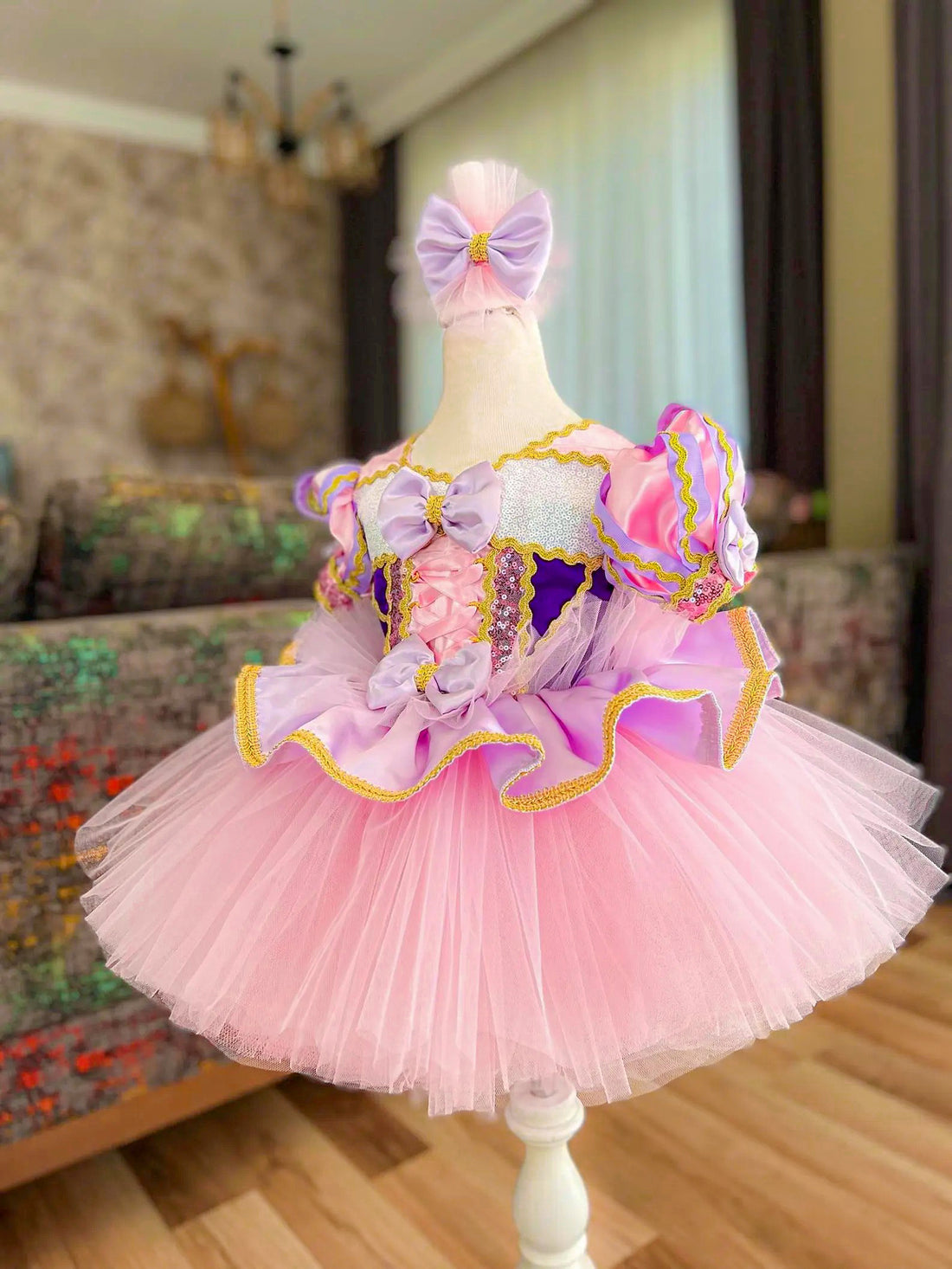 Princess Rapunzel baby costume Baby Girl Dress for Special Occasion