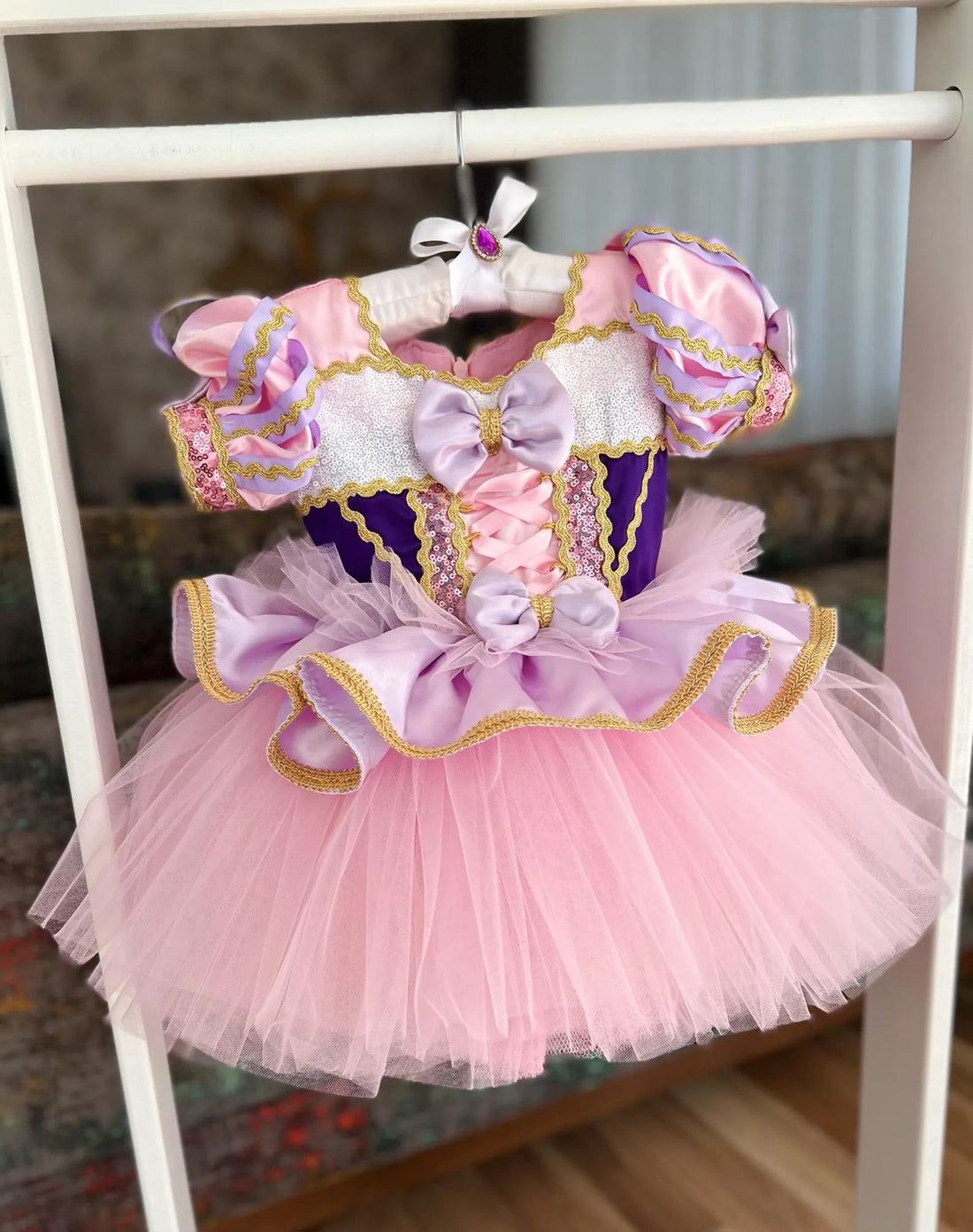 Princess Rapunzel baby costume Baby Girl Dress for Special Occasion
