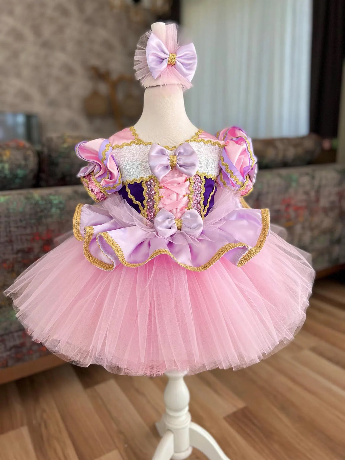 Princess Rapunzel baby costume Baby Girl Dress for Special Occasion