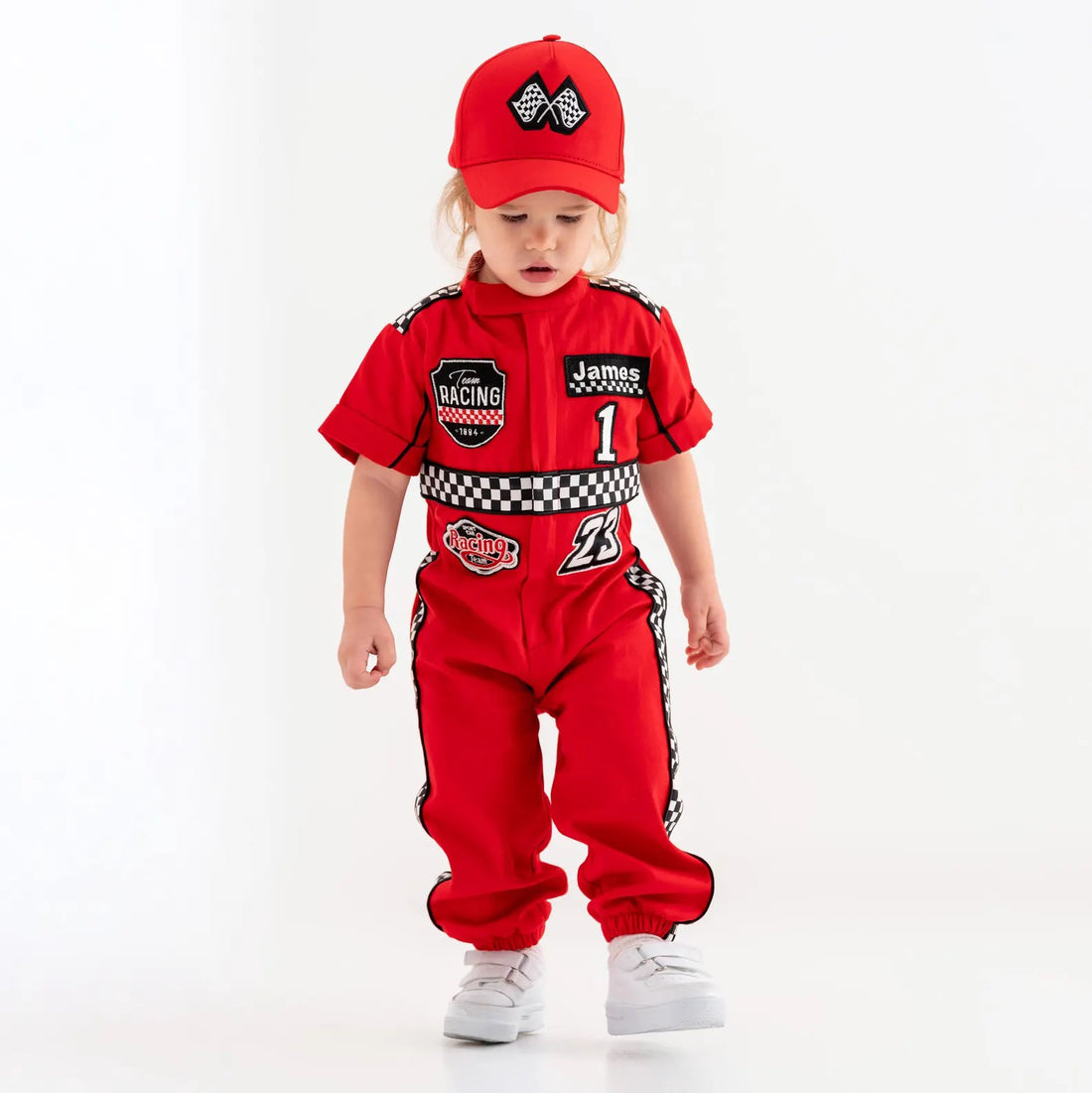 Race F1 costume toddler Short sleeve Shorts jumpsuit Baby Girl Dress for Special Occasion