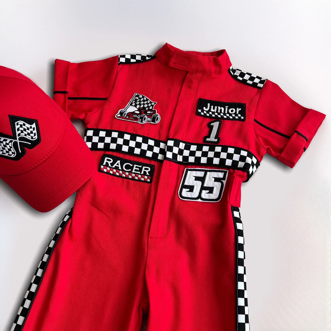 Race F1 costume toddler Short sleeve Shorts jumpsuit Baby Girl Dress for Special Occasion