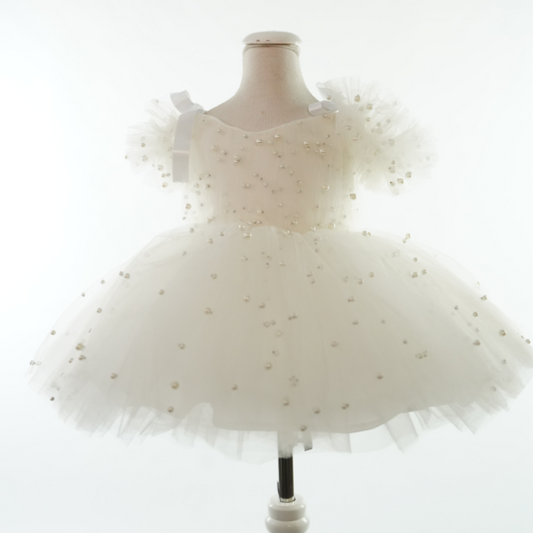 a dress on a mannequin on a white background Baby Girl Dress