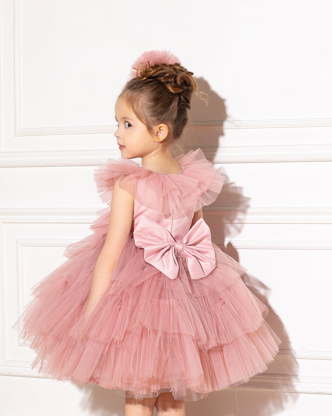 Melis birthday baby dress blush Baby Girl Dress for Special Occasion