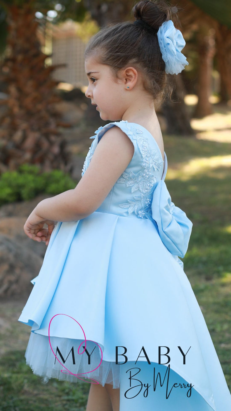 Bonita girl dress sky blue