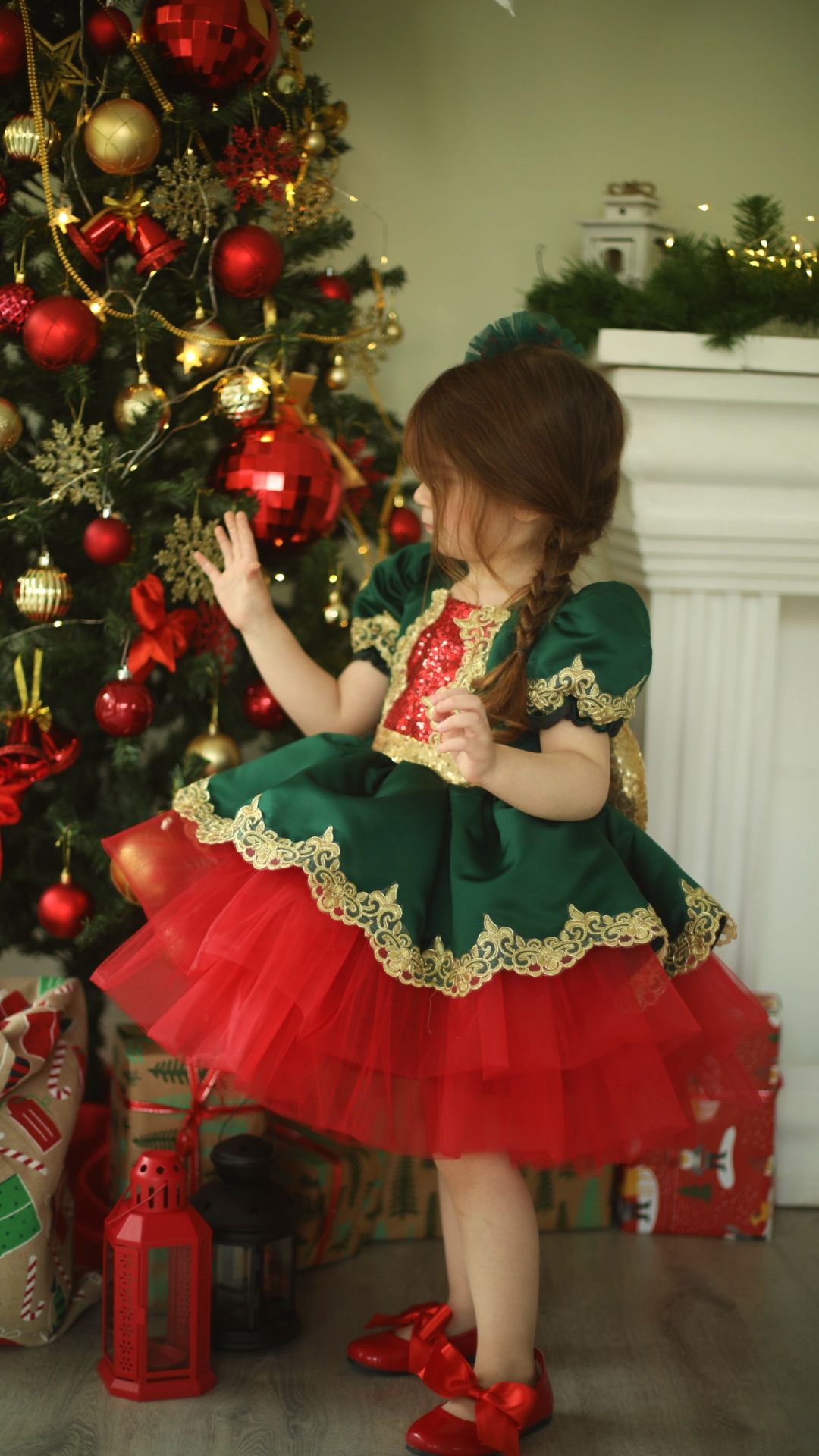 Gloria christmas girl dress Baby Girl Dress